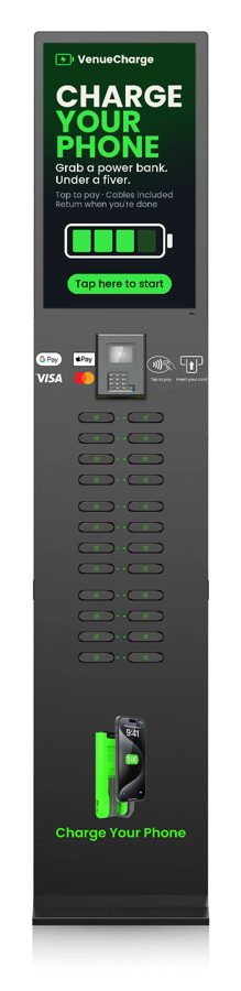 VenueCharge 24-slot phone charging station