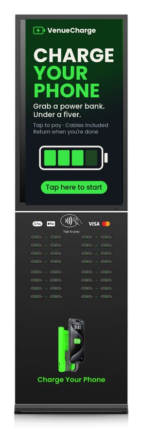 VenueCharge 32-slot phone charging station