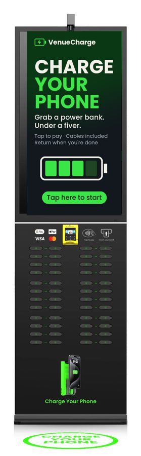 VenueCharge 48-slot phone charging station